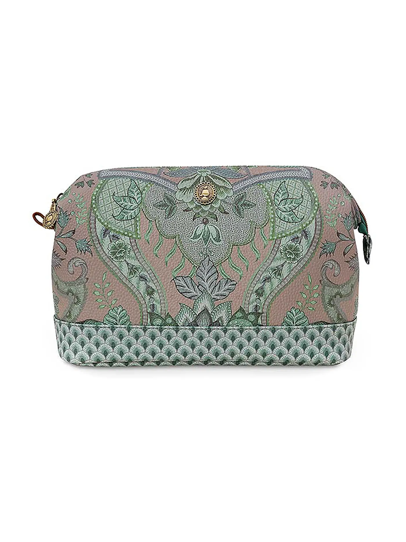 PIP STUDIO | Kosmetiktasche KYOTO FESTIVAL 26x18x 12cm dark pink | hellgrün